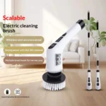 HOMEFISH Kabelloser Elektrischer Reinigungsbürsten-Spinner für Bad, Küche, Toilette, Multifunktionales Haushaltsreinigungsgerät
