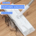 100 Stück Einweg-Elektrostatische Staubentfernungs-Mopptücher für Haus, Küche und Bad, Ersatz-Mopkopftücher 2