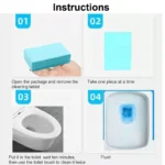 Bodenreiniger-Tabletten, wasserlöslich, sterilisierend, duftend, für Badezimmer, Küche, Deodorant, Schmutz, Toilette, Reinigungsblatt 5