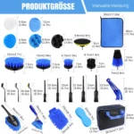 29-teiliges Auto-Reinigungsset, Auto-Zubehör, Auto-Detailing-Kit, Motorrad-Wasch-/Reinigungsprodukte, Pflegeset für Armaturenbrett, Motor, Räder, Haushalt 2