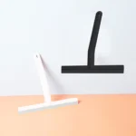 1 Stück multifunktionaler Hand-Abzieher aus Kunststoff, Glasreiniger, Fensterwischer, geeignet für die Reinigung von Türen, Fenstern, Autoglas, Badezimmern, Toiletten und Böden, langlebiges Wasserentfernungsgerät