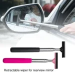 Auto Rückspiegel Wischer Waschen Teleskop Reinigung 98 cm Lange Reiniger Handheld Wischer Spiegel Griff Werkzeug Pinsel Reinigung Glas X7I5 2