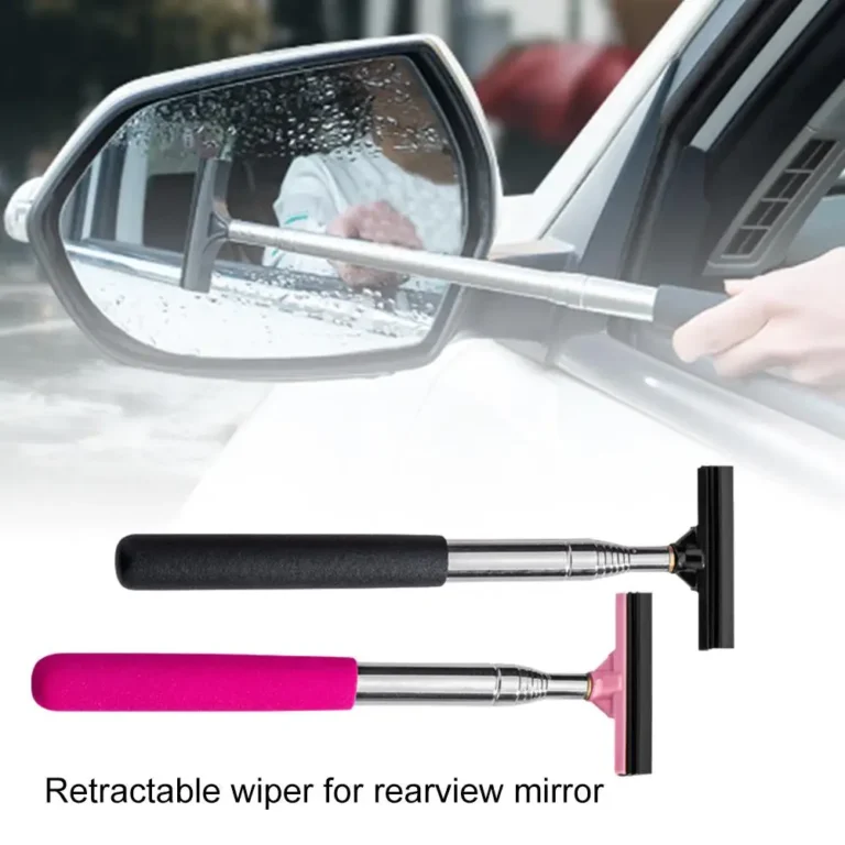 Auto Rückspiegel Wischer Waschen Teleskop Reinigung 98 cm Lange Reiniger Handheld Wischer Spiegel Griff Werkzeug Pinsel Reinigung Glas X7I5 2