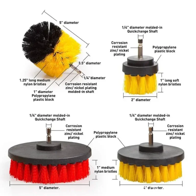 2/3,5/4/5'' Bohrer Pinsel Elektrische Wäscher Pinsel für Reinigung Bad Badewanne Reinigung Pinsel Peeling Bohrer Reinigung werkzeuge 2