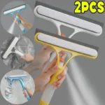3-in-1-Rakel zum Reinigen von Fenstern, multifunktionaler Glasspiegelwischer mit Sprühflasche, Mikrofaser-Peeling, Werkzeuge für den Haushalt und Autoreiniger
