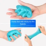 Blaue Reinigungsknete für die Fahrzeugaufbereitung – Auto-Reinigungsgel, Knete für die Fahrzeugpflege, Auto-Reinigungsgel, Plastilin für Autos XCN01 3