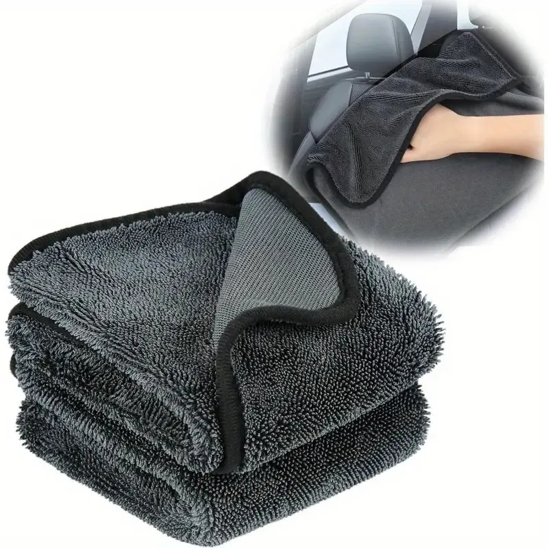 1 Stück Ultra-Saugfähiges Mikrofaser-Reinigungstuch - Weiches, Langlebiges & Schnell Trocknendes Handtuch für Autos, Haushalt und Badezimmer