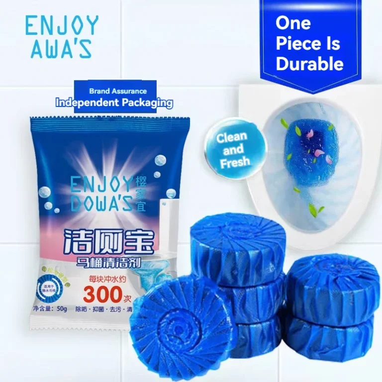 3/6/12er-Pack, Toilettenschüssel-Reinigungstabletten, automatische Toilettentank-Reiniger, zum Desodorieren und Entkalken, langlebiges Blau