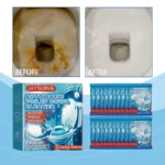 20/40/60/100/200 Stück Toilettenreinigungstabletten reinigen effektiv Rostflecken, Schmutz entfernen Gerüche und Vergilbung, keine Rückstände, keine Reizung