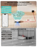 Lefant M310 Ultra Roboterstaubsauger und Wischmopp, 6000 Pa Saugkraft – schlanker Roboterreiniger mit ToF-LiDAR-Navigation 2