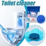 Toilettenschüssel-Reinigungstabletten, automatische Toilettentank-Reiniger zum Desodorieren, Entkalken, langlebig gegen robuste 300-Bürsten 5