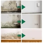 Neues Schimmelentferner-Spray: Verhindert Pilz, entfernt Flecken auf Möbeln, Fliesen und Wänden, Entkalker für Waschbecken, antibakterielle Badreinigung gegen Schimmel 5
