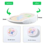 4 Stück Magic Wipe Reinigungs schwämme Baumwolle Scheuer schwämme Holz zellstoff Geschirrs pül schwamm Melamin Geschirr tuch Holz zellstoff Wasch werkzeug 6