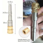 Hochdruckreiniger Schaumkanonen-Adapter 1/4 Zoll Schnellkupplung für Schaumlanze zu Kärcher Nilfisk Lavor Bosch Waschpistolen-Adapter 5