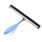 Dusch rakel mit Haken Edelstahl 10 ''Zoll Gummi Silikonsc haber blau weiß schwarz Farbe Tür Glas Auto Reiniger 4