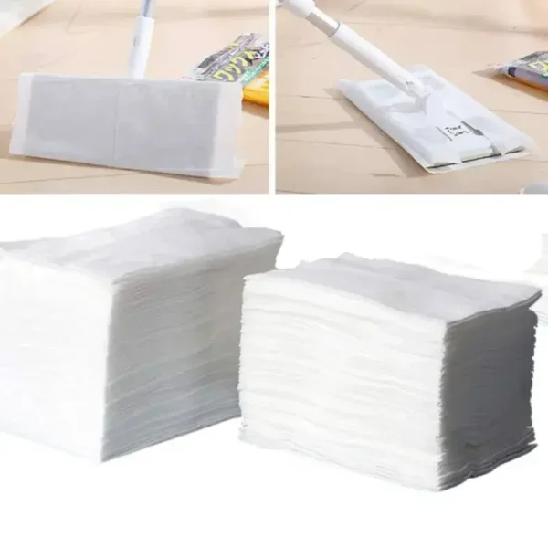 100 stücke 20*30 cm Einweg Mikrofaser Elektrostatische Boden Tücher Staub Entfernung Mopp Papier Boden Reinigung Tücher für flache Schwenk Mopp